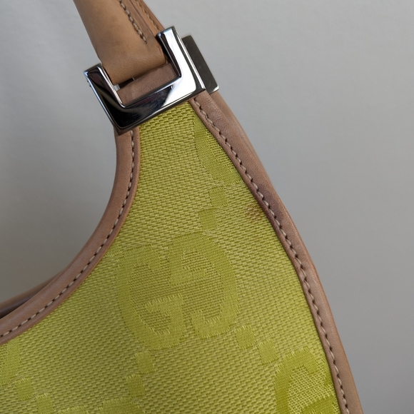 Gucci Jackie Jumbo GG Neon Yellow/Green Bag - Picture 11 of 17